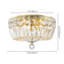 Plafonnier encastré en cristal 3 lumières Boatner