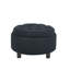 Table basse ronde avec rangement 25 pouces-9434482