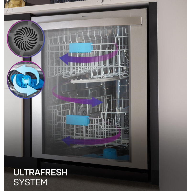 GE Profile™ Energy Star Smart Ultrafresh System 42 dBA Dishwasher, Stainless