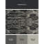 Tapis orné de marbre Glam lavable à la machine en noir - reliure noire-1124150399