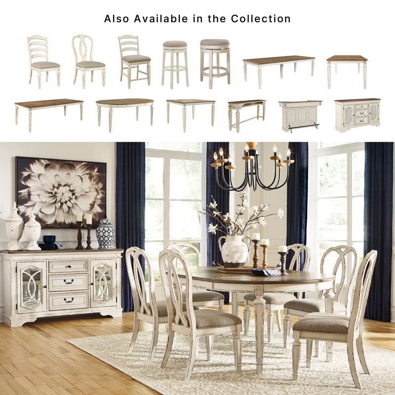 Azil Solid Wood Base Dining Table