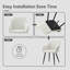 46cm H Linen Upholstered Metal Armchair-263117328
