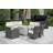 Wicker 8 - Person Patio Conversation Set with Cushions