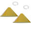 14.3cm H Metal Cone Lamp Shade ( Screw On )-925155923