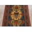 Tapis de surface one-of-kind à la main-noué la new age bleu marine/rouge 6 pi 8 po x 10 pi 1 po Trinidad