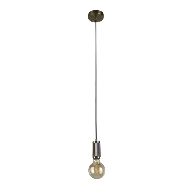 Ladner 1 - Light Antique Brass Sphere Pendant