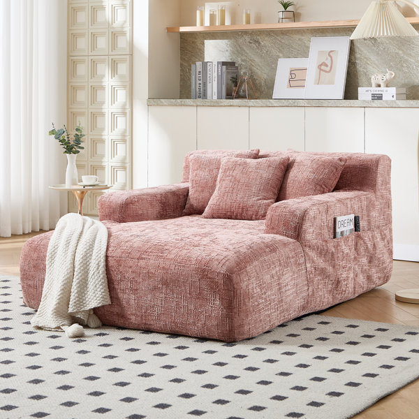Pink Chaise Lounge Chairs You'll Love - Wayfair Canada