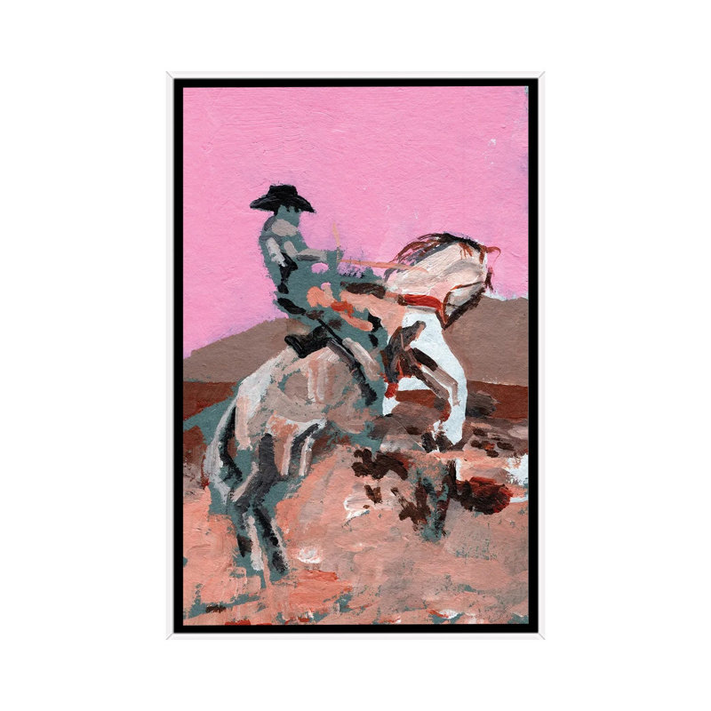 Wild Ride 1 Piece Wall Art on Canvas, 101.6 cm H x 66.04 cm W x 4.445 cm D, White