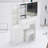 37" Middle Size Left Bedside Cabinet Vanity Table + Cushioned Stool, Extra Large Right Sliding Mirror, Multi Layer High Capacity Storage, Practical Fashionable Dresser, Suitable For Large Space-791896633