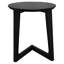 Cantilever Solid Wood End Table