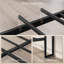 Metal Bed Frame with Upholstered Storage Headboard -1655593470