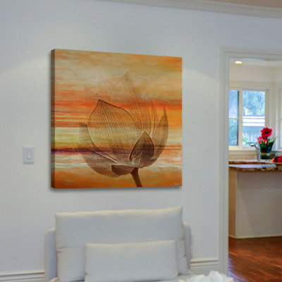 « rose pétale 2 »-impression sur toile tendue
