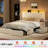 Coba Upholstered Platform Bed with Storage Drawers and Charging Station-1047095335-1047095338