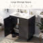 Ensemble de meuble-lavabo simple 29,50 po avec plateau en bois manufacturé Ireal-190202352