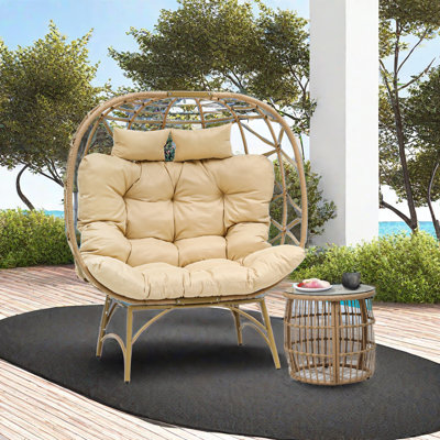 Double Standing Egg Chair (With End Table)