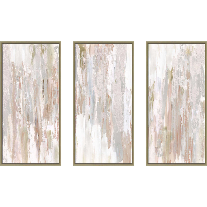 «Weathered Door» par Susan Jill, reproduction sur toile flottante 3 pièces, H 33,5 po x l 52,5 po x P 2 po