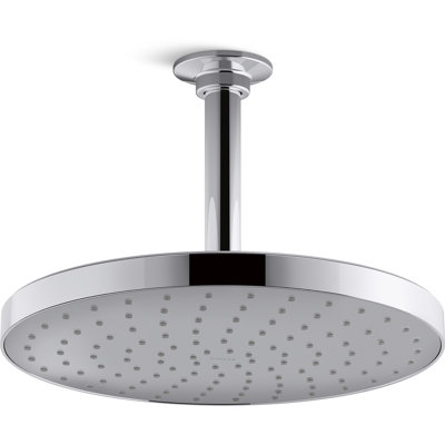 Awaken 10" Single-Function Wall or Ceiling-Mount Round Rainhead