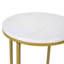 Table de bout Hampstead Collection - Table d'appoint moderne en stratifié avec structure entrecroisée-906120245-906120242