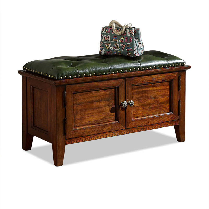 Banc rembourré vert, Green