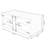 Leshawnda 47.24 " W Iron Sideboard