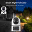 Indoor Security Camera, Dual Lens Cameras for Home Security, Motion Tracking, Night Vision, Smart detection and alerts, Two-Way Audio, SD Card or Paid Cloud, Security Camera for Pet Elderly