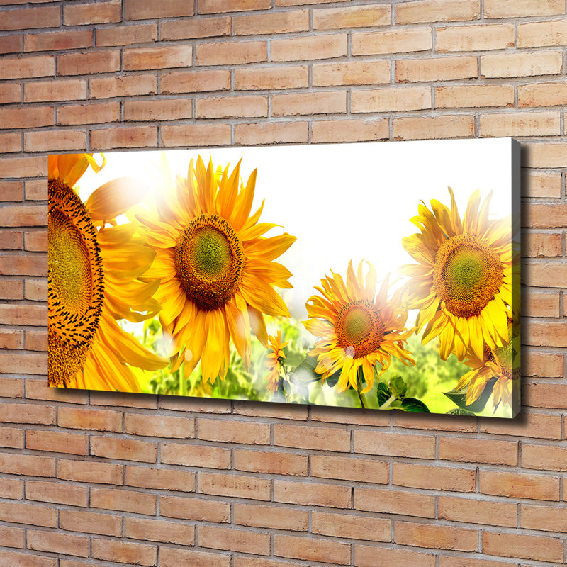 Sunflowers 1 Piece Wrapped Canvas Wall Art