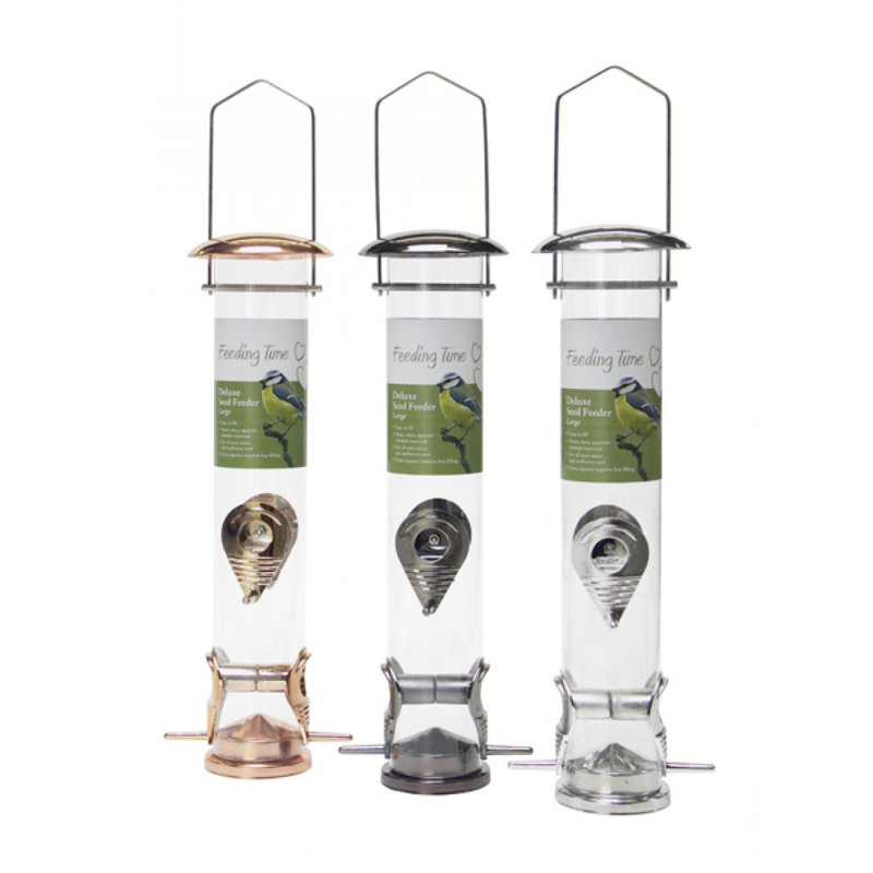 Makai Metal Hanging Tube Bird Feeder