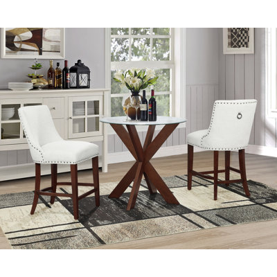 Auden Espresso Natural Counter Set 3PC