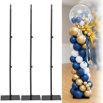  Support de plancher à couronne 3 pièces avec décoration de Noël en métal robuste pour la décoration intérieure / extérieure des fêtes