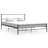 vidaXL Bed Frame Metal Tough Bed Frame Rectangular-680573037-680573038
