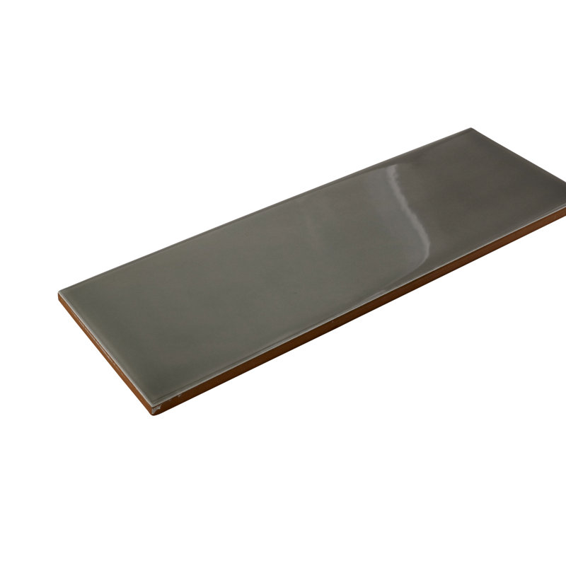 Grace 4" x 12" Ceramic Subway Tile, Moka