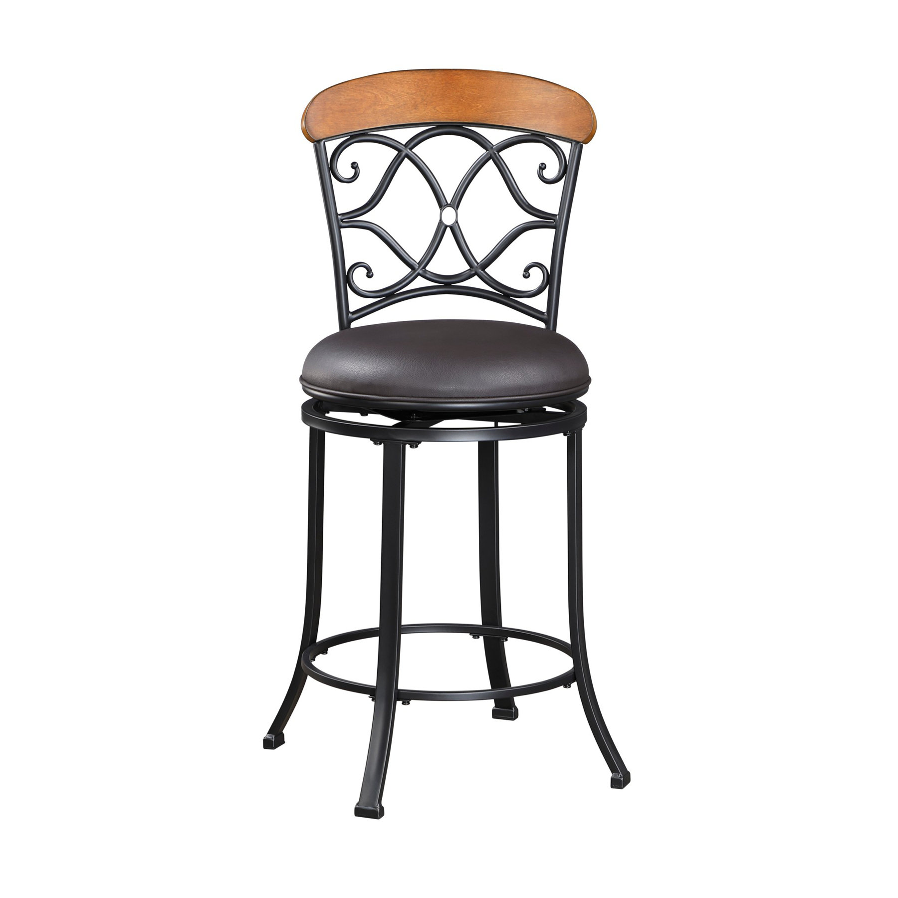 Alcott Hill® 1pc Counter Height Swivel Chair | Wayfair