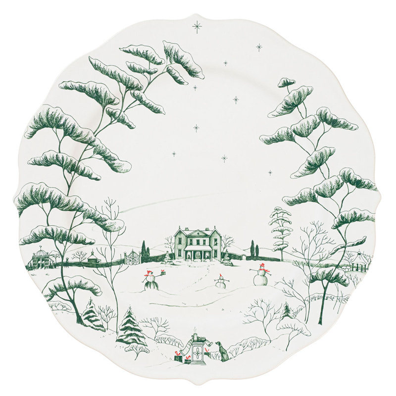 Country Estate Winter Frolic Charger