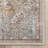 Emilia Vintage Persian Floral Ivory Flat-Weave Thin Rug-72950122