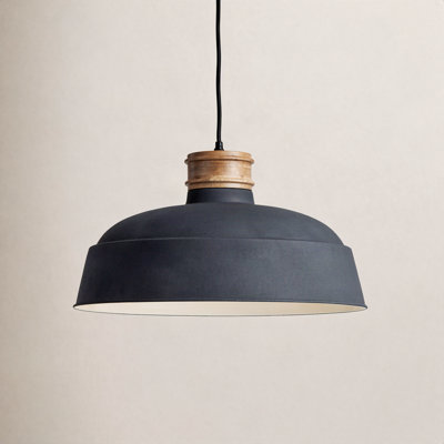 Mesmer Single Light Iron Dimmable Pendant