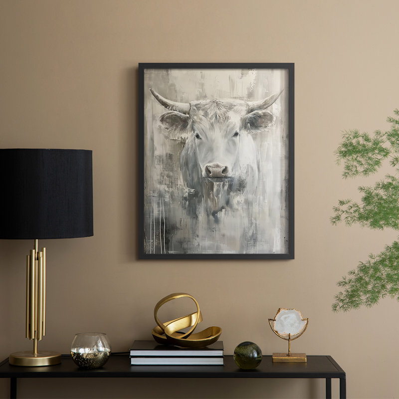 ANIMALS Series Cxxxv - reproduction encadrée de qualité supérieure - prête à être accrochée - aucun clou requis