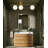 3 - Light Glass Globe Flush Mount Ceiling Light