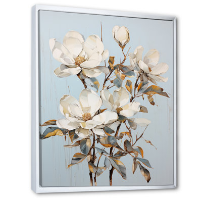 " Beautiful Beige And Gold Dreamscape Magnolia IV "