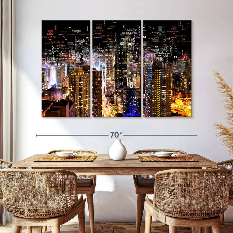 Sebbie Times Square, 42" H x 65" W
