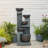 Water Fountain Resin Handcrafted Stone Look Waterfall For Garden Ambiance