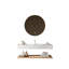 Meuble-lavabo flottant mural 48 po avec lavabo en acrylique et tablette ouverte - finition naturelle ou noyer-245283355-245283356
