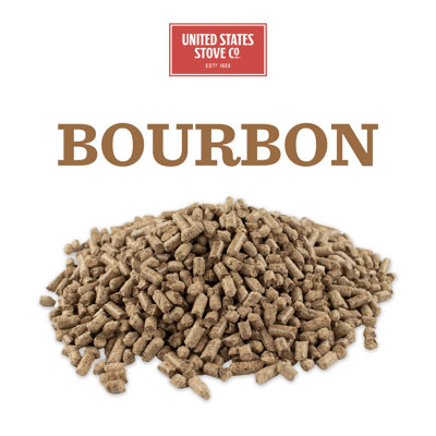 Us Stove Bourbon Flavour Cooking Pellets, 20 Lb. Bag - Pallet 100 Bags