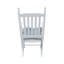 Chaise berçante en bois sans tapis