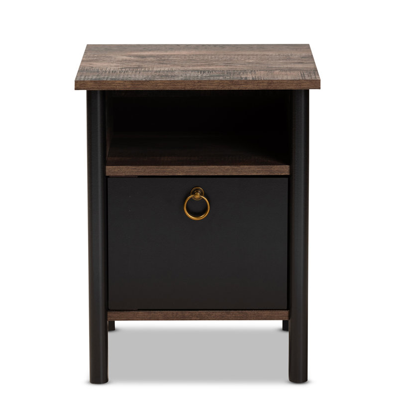 Table de nuit, Brun rustique