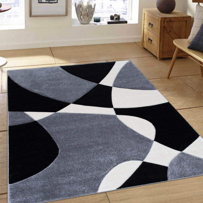 Abstract Indoor Rug, Rectangle 5'2" x 7'2"