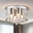 Theodora 4 - Light 11.8'' Crystal Chandelier Drum Flush Mount-998501056