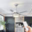 Ventilateur de plafond moderne en acier inoxydable argenté-1482863257