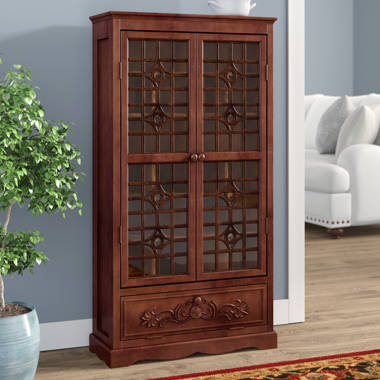 EEI6638OAK by Modway - Tessa Tall Storage Display Cabinet - Oak