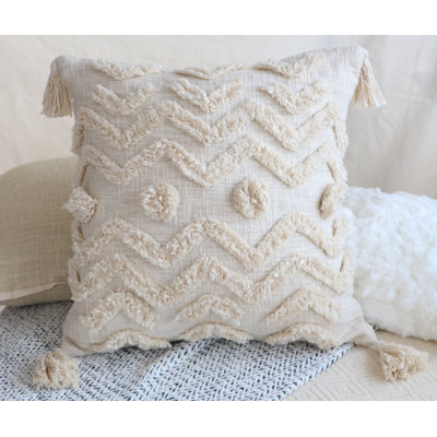 Housse de coussin naturel