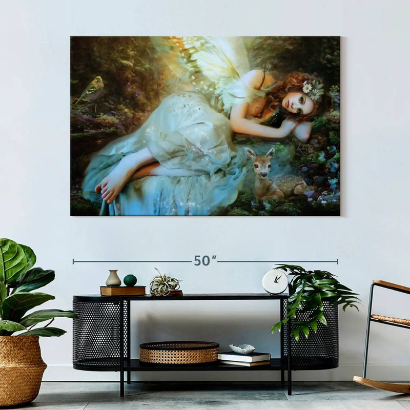 Kelan Spring Fairy, 34" H x 51" W